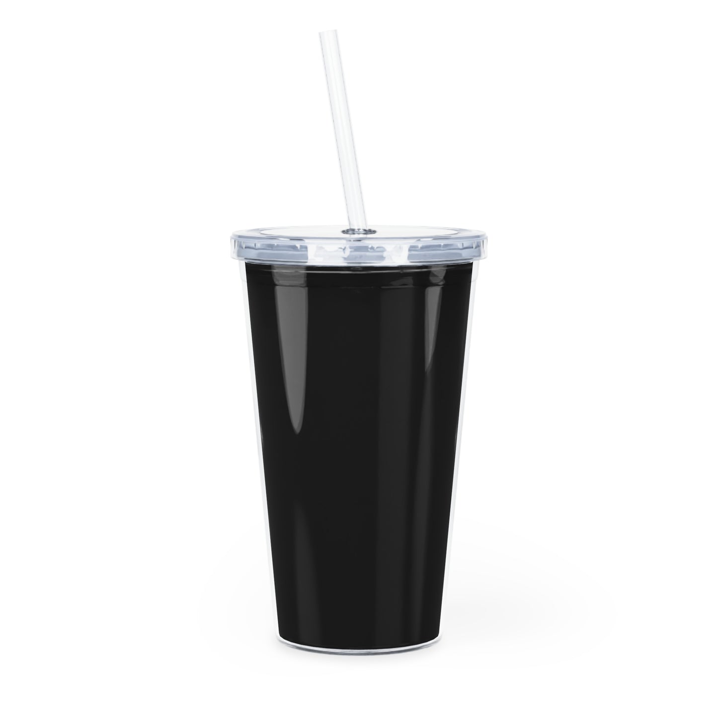 Polaris Logo Plastic Tumbler with Straw - Durable Drinkware for Outdoor Adventures and Everyday Use